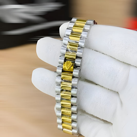 OYSTER PREPETUL | GOLDEN SILVER