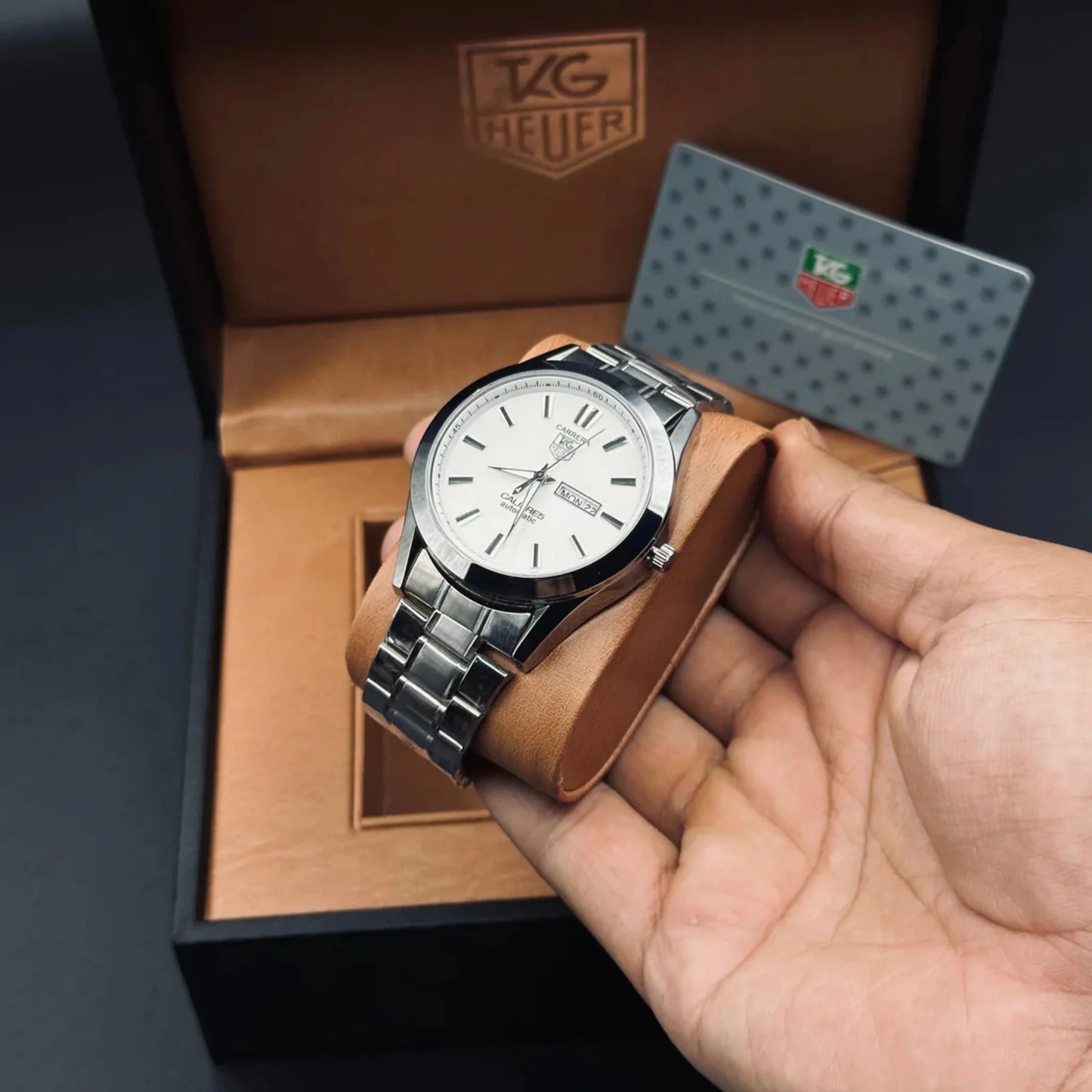 HEUER CHAIN CALIBRE | WHITE DIAL