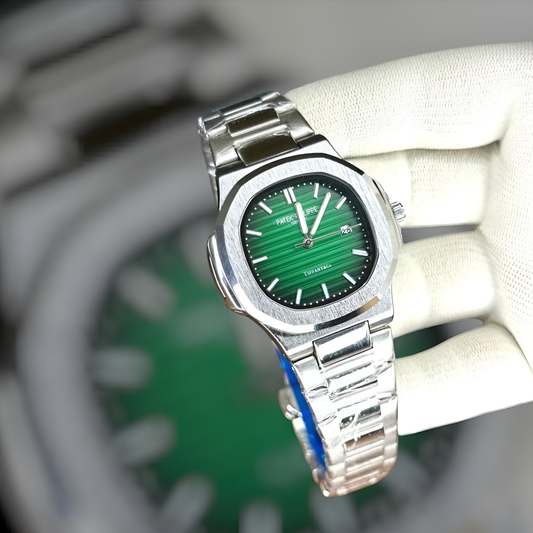 PATEK PHILLIPE INSPIRED DATEJUST | GREEN DIAL