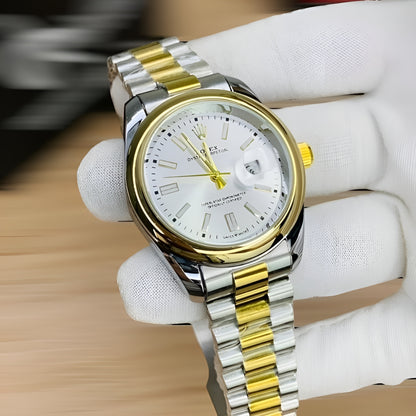 OYSTER PREPETUL | GOLDEN SILVER