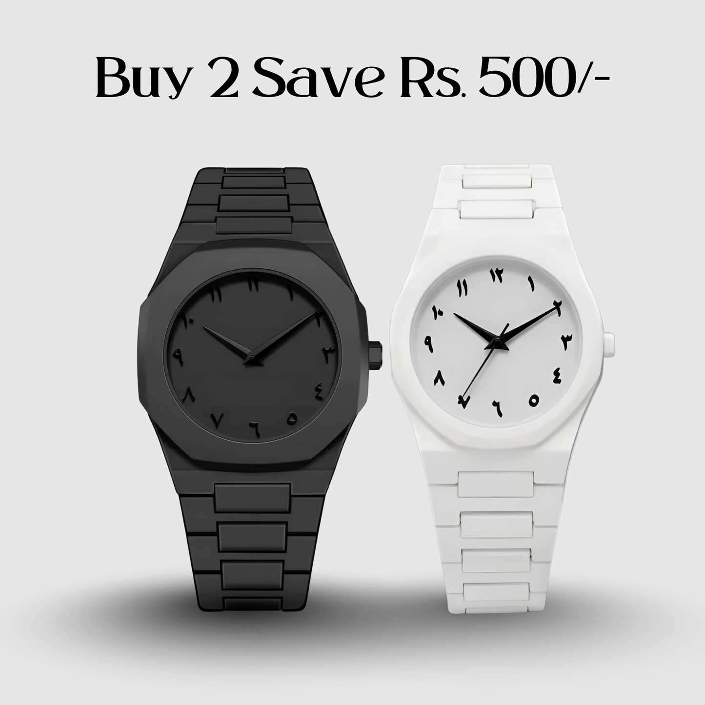 ARABIC AURA | BLACK & WHITE