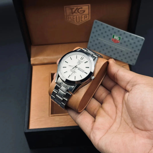 HEUER CHAIN CALIBRE | WHITE DIAL